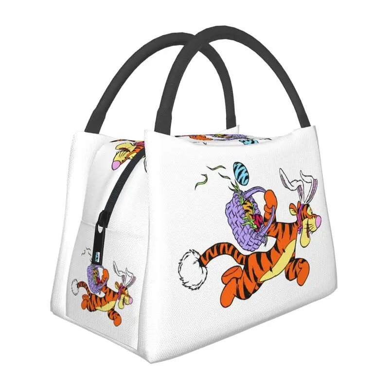 

Cartoon Winnie The Pooh Animation Insulated Lunch Bag for Women Waterproof Tigger Cooler Thermal Lunch Box Work Picnic