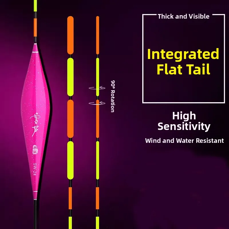 conjunto-de-boias-integradas-nano-snow-rye-flat-tail-de-alta-sensibilidade-para-pesca-de-bagre-e-peixe-ruivo-equipamento-de-pesca-de-alta-visibilidade
