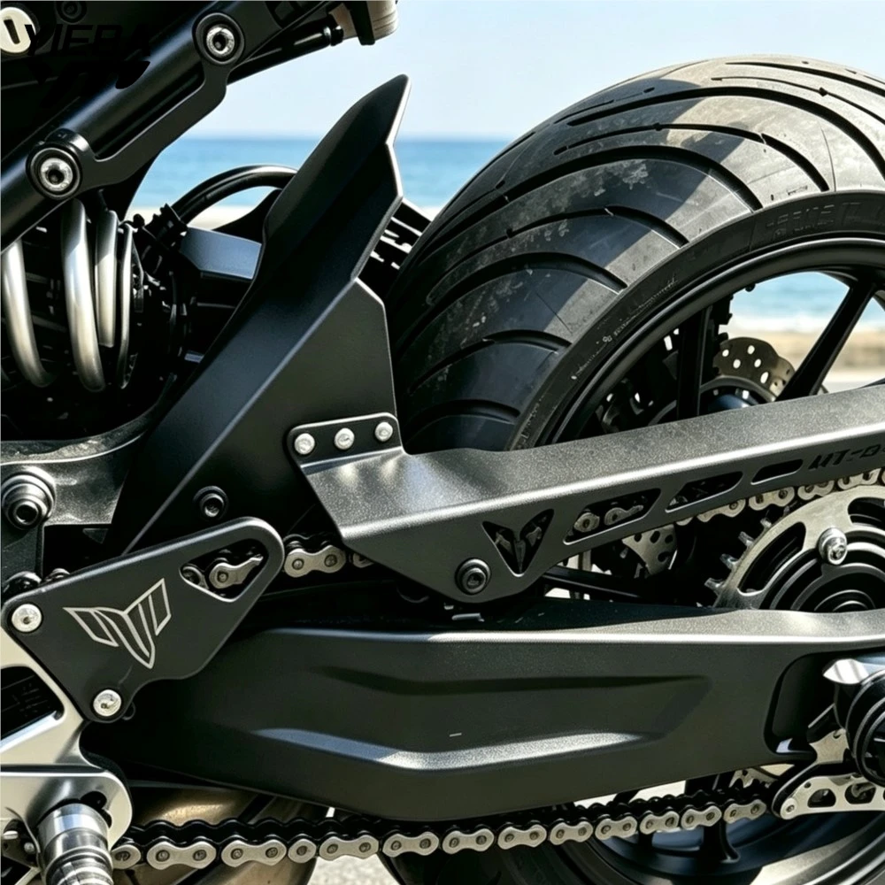 For Yamaha XSR700 / XTribute 2016 2017 2018 2019 2020 2021 2022 2023 2024 Chain Guard Cover Rear Fender Tire Hugger Mudguard