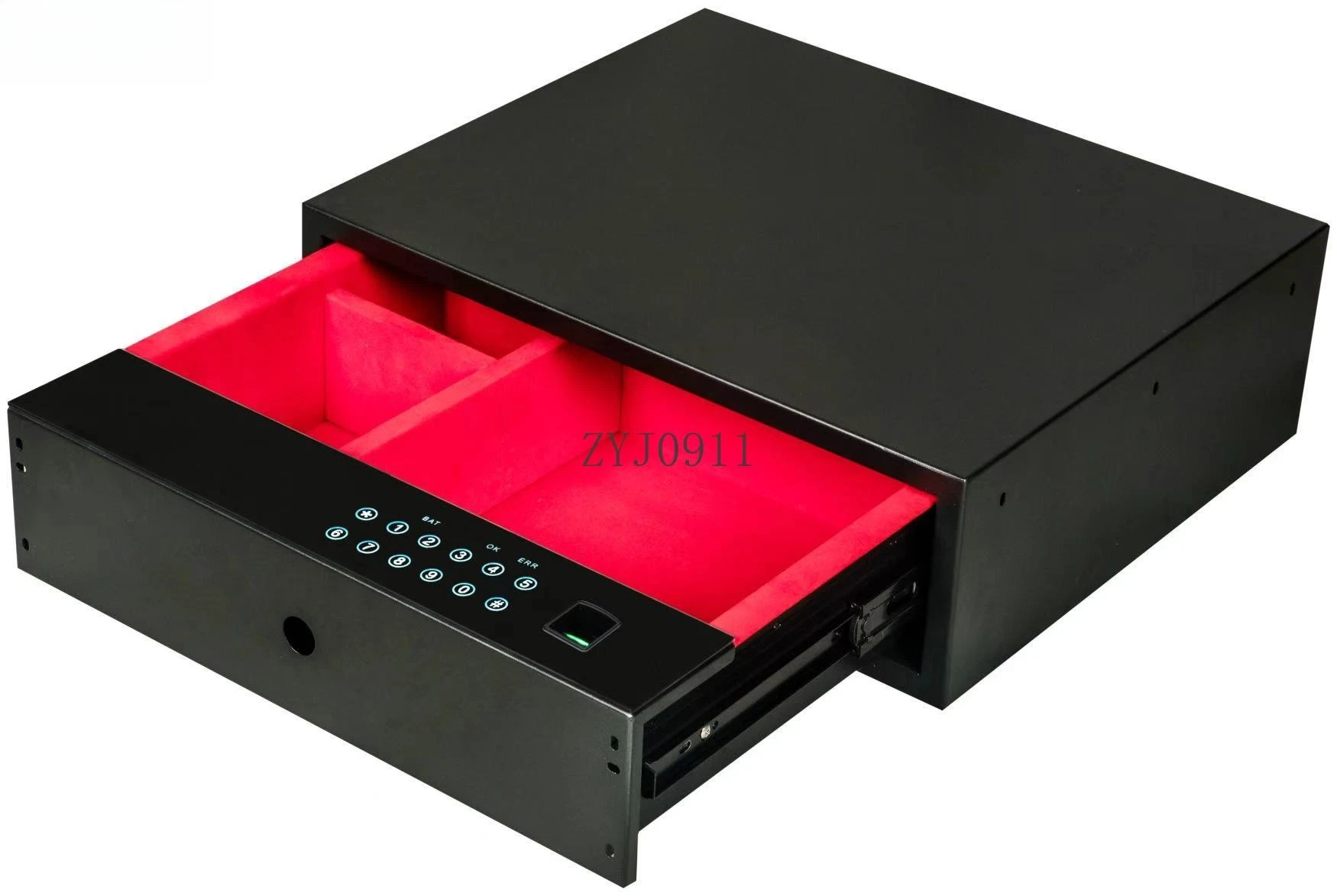 خزانة ملابس ذات أدراج ذكية آمنة لبصمات الأصابع الكهربائية بتصميم مخفي للمنزل الحديث