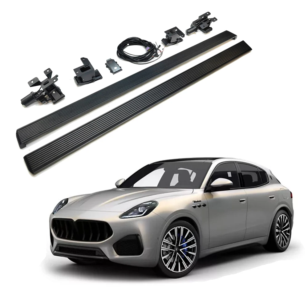 

2024 Maserati Grecale Power Running Boards with LED Lights Automated Car Pedal Side Steps