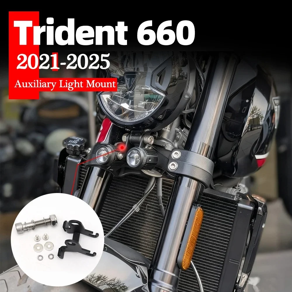 

Auxiliary Light Mount For Triumph Trident 660 Fog Light Bracket Trident660 2021 2022 2023 2024 2025