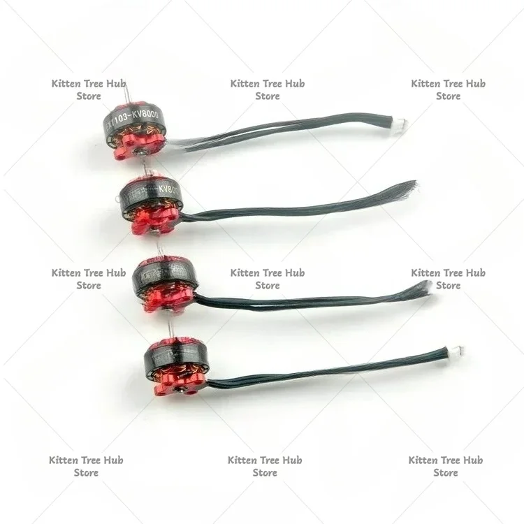 4Pcs 1103 Brushless Motor 1.5mm Shaft 7000KV 8000KV 11000KV Replacement Drone Motor