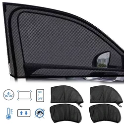 Car Universal Sunshade SUV UV Protection Anti-mosquito Screen Window Blackout Side Curtain Protection Window Film Accessories