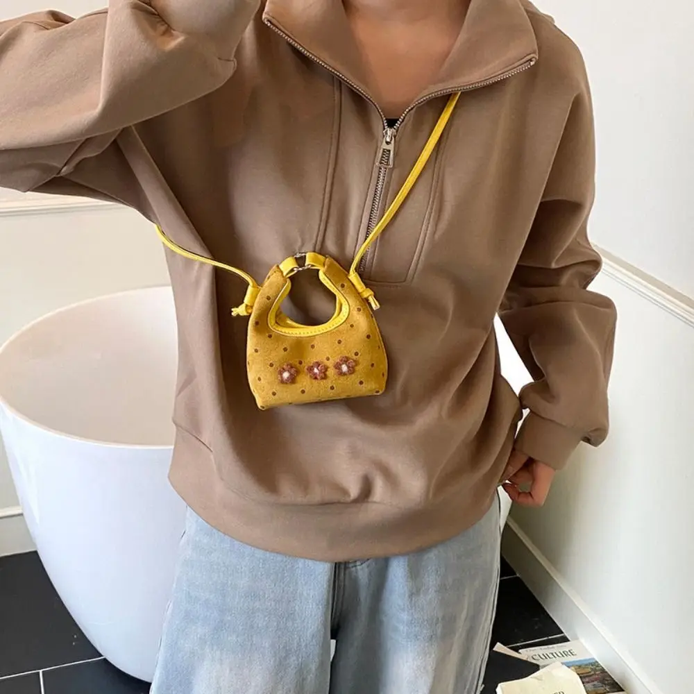 

Модная многоцветная сумка через плечо с мультяшным цветком и мягкой ручкой, сумка с длинным ремнем на каждый день