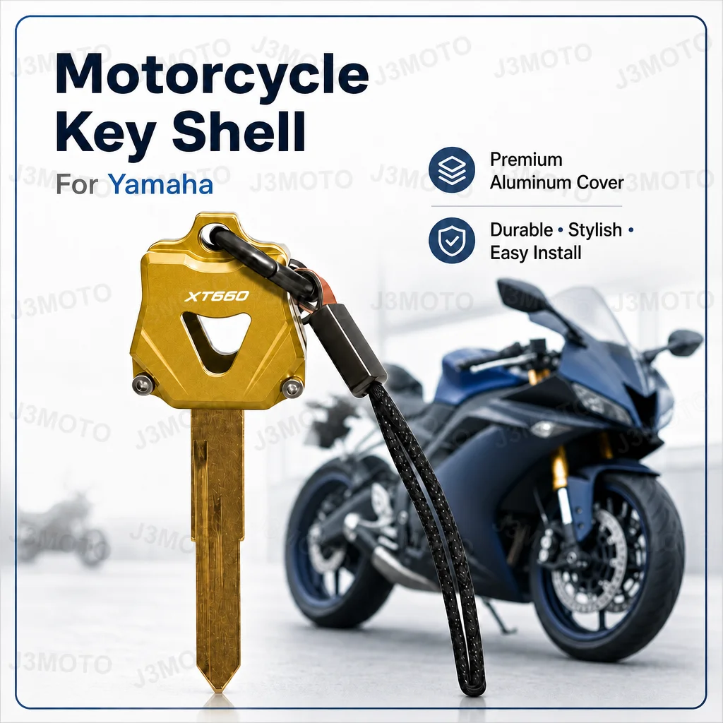 Motorcycle For Yamaha XT 660 XJR1200 XJR1300 FJR1300 XVS400 XVS1100 XJR400 XP500 XT660 Key Guard Cover Keychain Key Case Shell