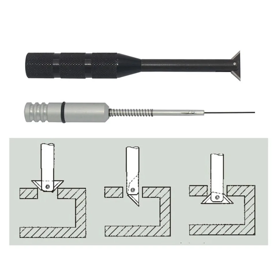 Flip Type Trimming Internal Cross Hole Deburring Knife RC1000 RC2000 RC2200 With BR1001 BR2001 BR3001 Blade Of Metal Parts Tools