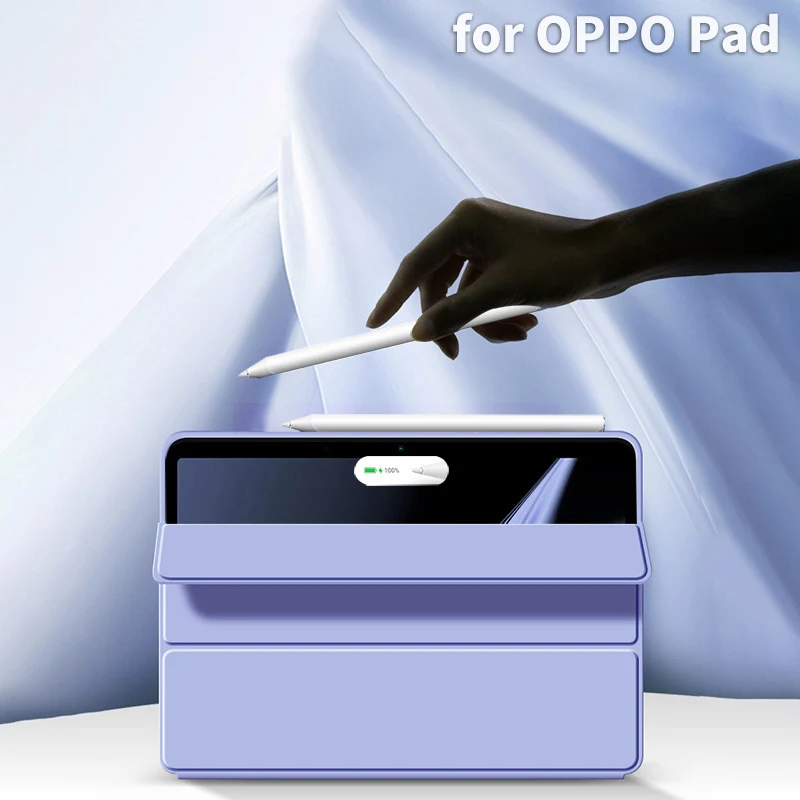 Silicone Tablet Protective Case For OPPO Pad 2 For OPPO Pad Air Screen Protector With Stand Bracket For OPPO Pad
