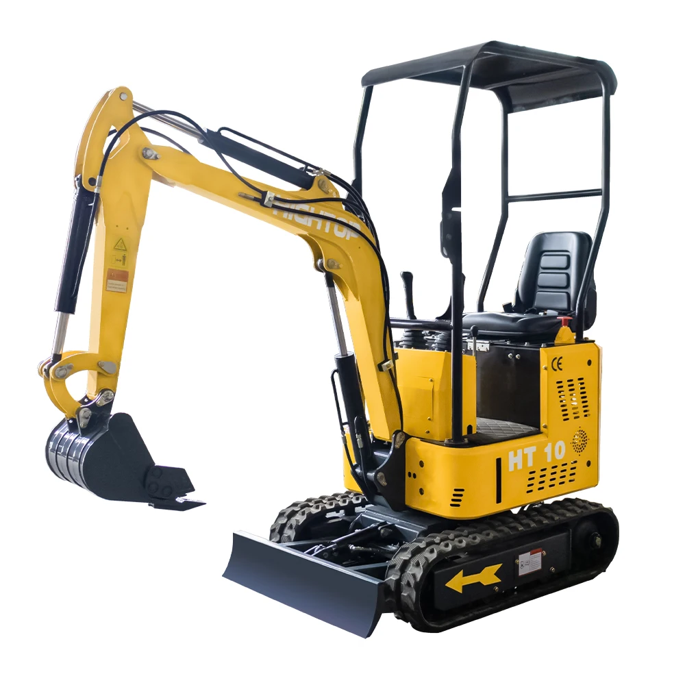 1000kg  Mini Excavator Brand New Small Digging Machine 1 ton  mini digger excavator with free bucket