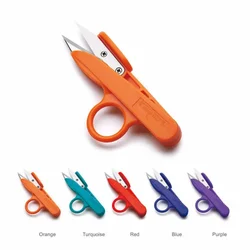 New Eagle Yarn Scissors Household Sewing Matching Thread Cutting Cross Special U-shaped Plastic Handle