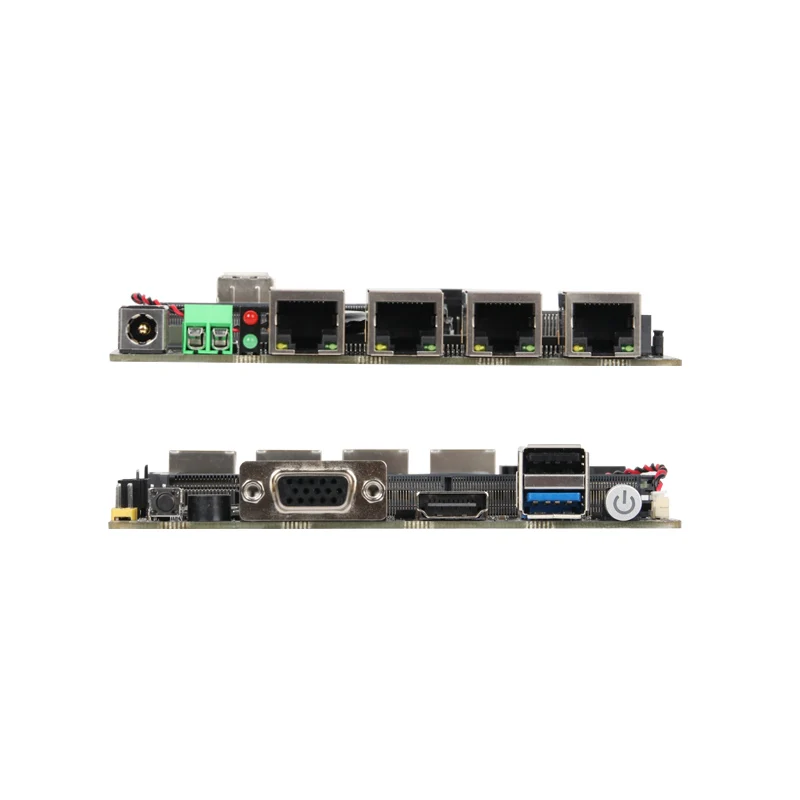 Płyta główna Inter Celeron N2830 J1900 z procesorem, 4x2.5G LAN, 1xHDMI, 1xVGA, 1xUSB3.0, 1xUSB2.0