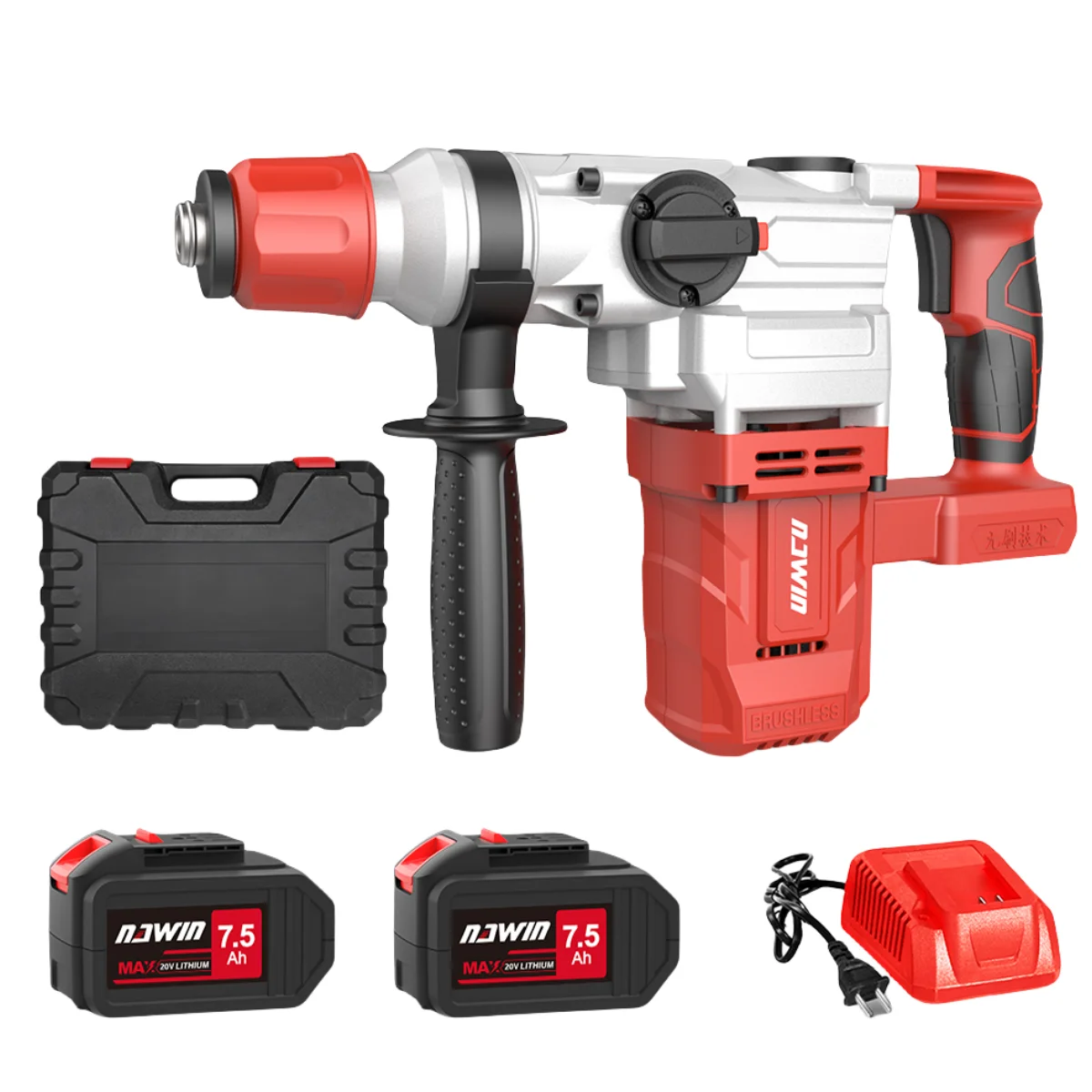 

NAWIN Industrial Power Heavy Du ty 3J impact hammer 300N Torque Concrete Breakers Electric Demolition Hammer Impact Drill Set