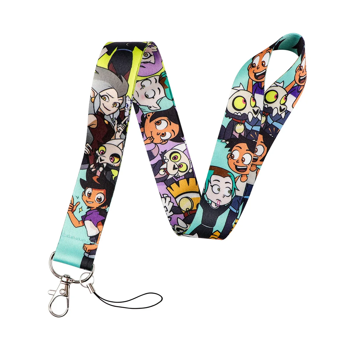 A3589 Cartoon Neck Strap Lanyards Keychain Badge Holder ID Credit Card Pass Hang Rope Lariat Lanyard for Keys Accessories Gifts