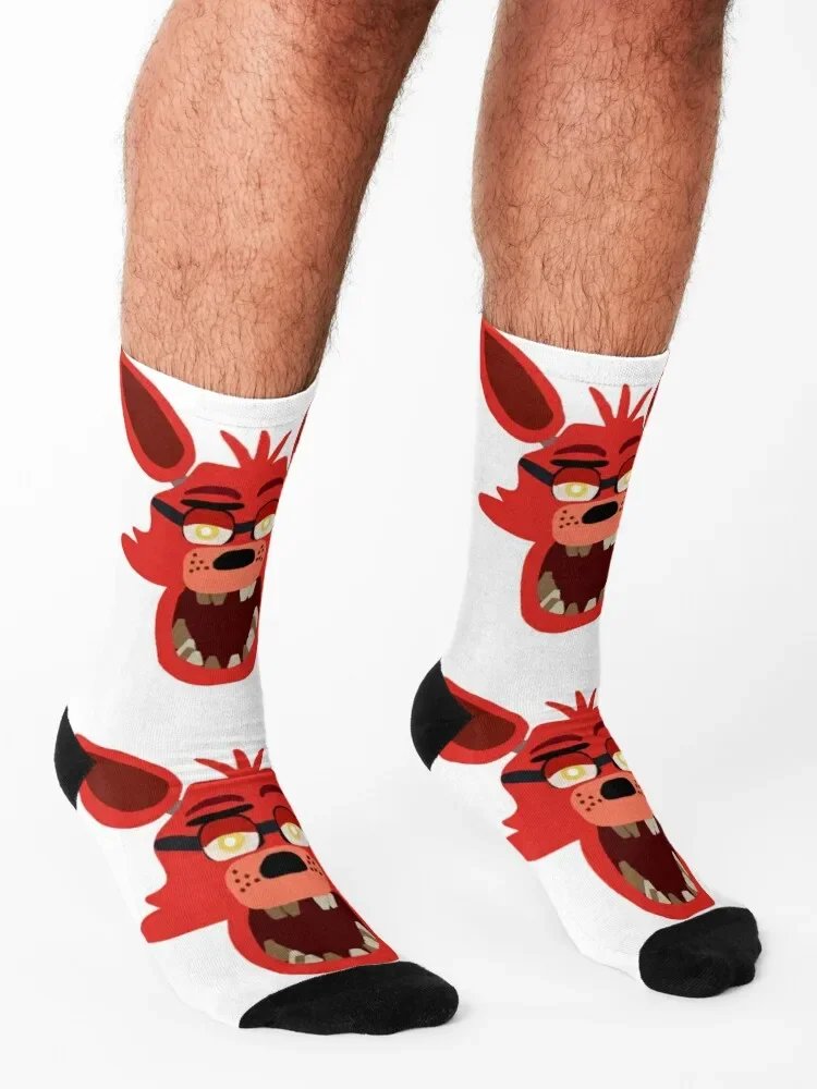 Foxy calcetines de arte sin línea para hombre y mujer, calcetines de senderismo, regalos