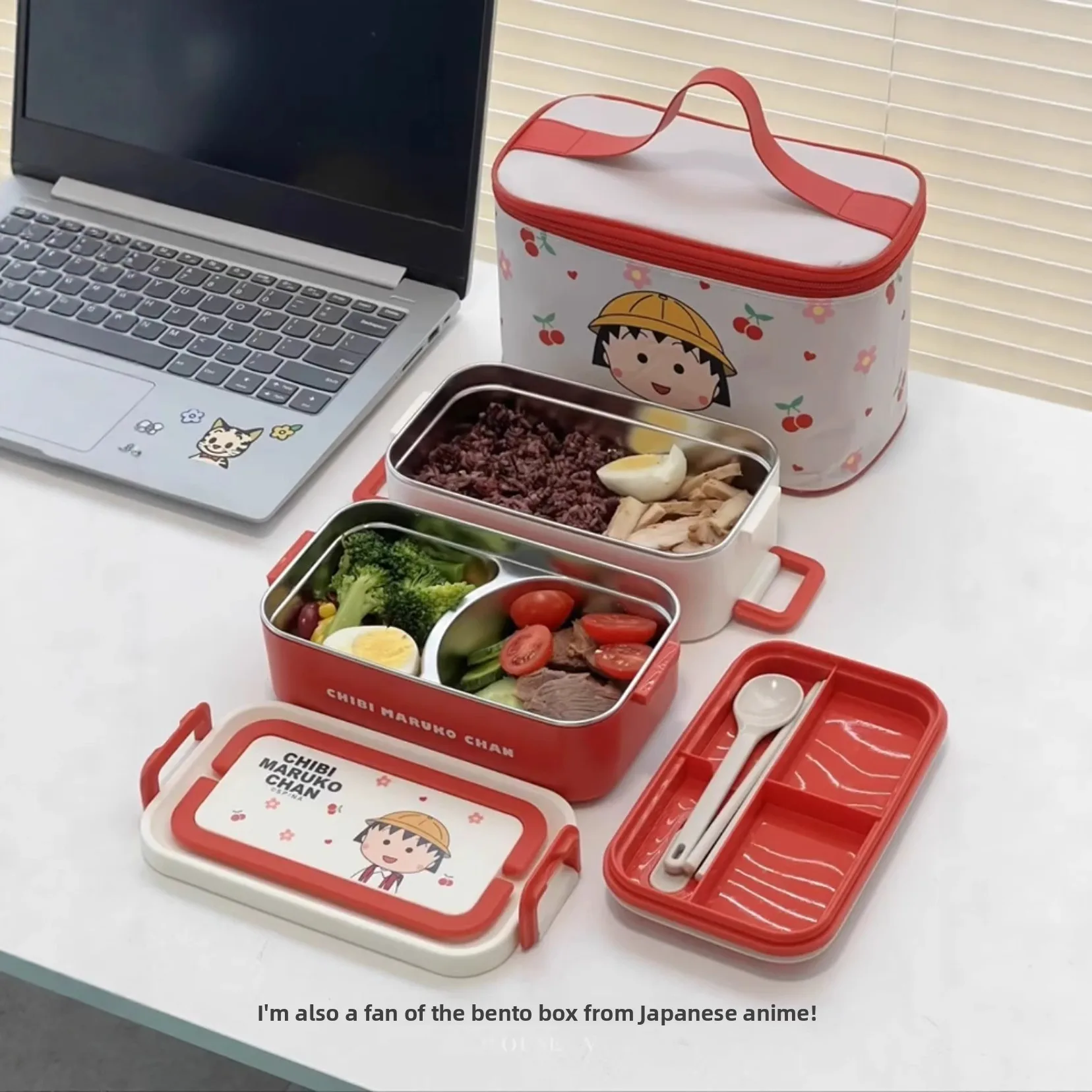 cherry-small-ball-rice-box-microwave-heating-special-bento-box-office-workers-take-lunch-box-fruit-preservation-box
