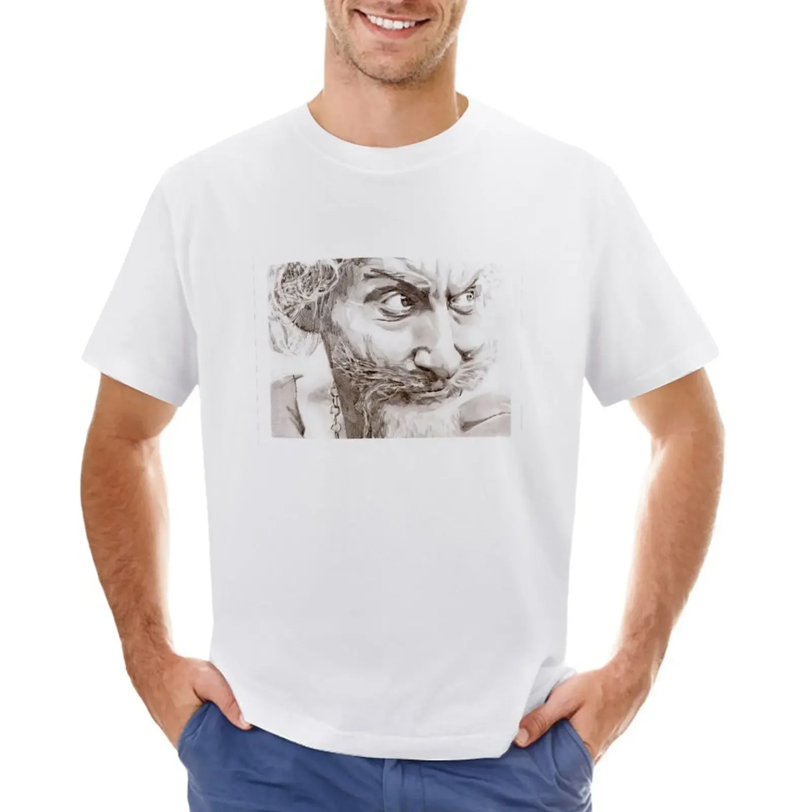 

Catweazle T-Shirt customizeds Short sleeve tee T-shirt men