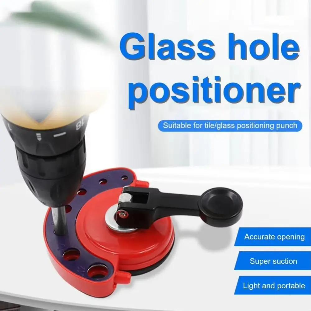 Drill Bit Glass Opening Locator Core Bit Suction Cup Glass Tile Hole Locator 4-12mm Adjustable Guide Openings Locator