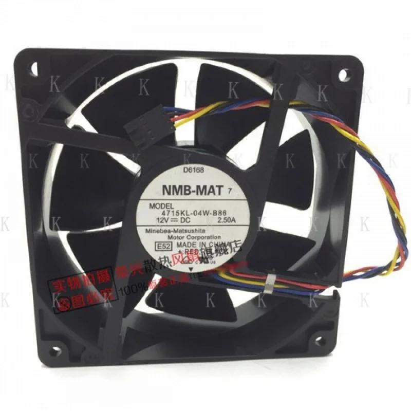

C ДЛЯ NMB 4715KL-04W-B86 12038 12 В 2,5 А 12 см Вентилятор охлаждения с ШИМ