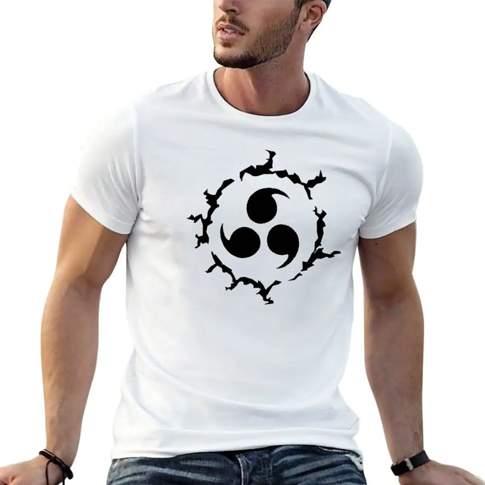 

Saske curse mark seal T-Shirt anime oversizeds big and tall t shirts for men