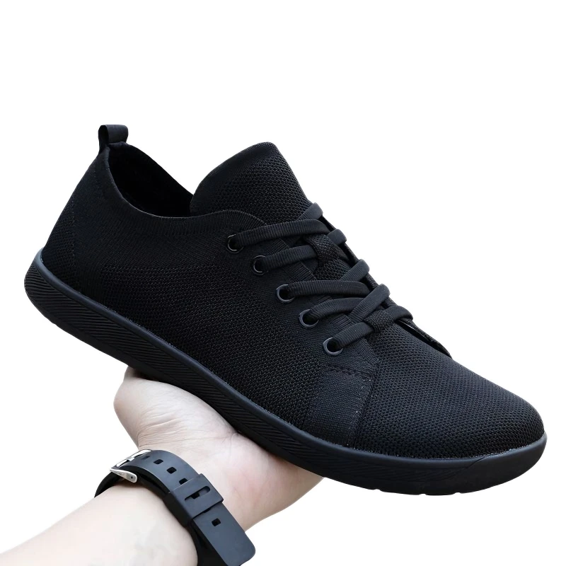 Men's Wide Head Hiking Shoes Lightweight Breathable Barefoot Running Outdoor Walking TaiChi Shoes Comfortable All-Match Sneakers