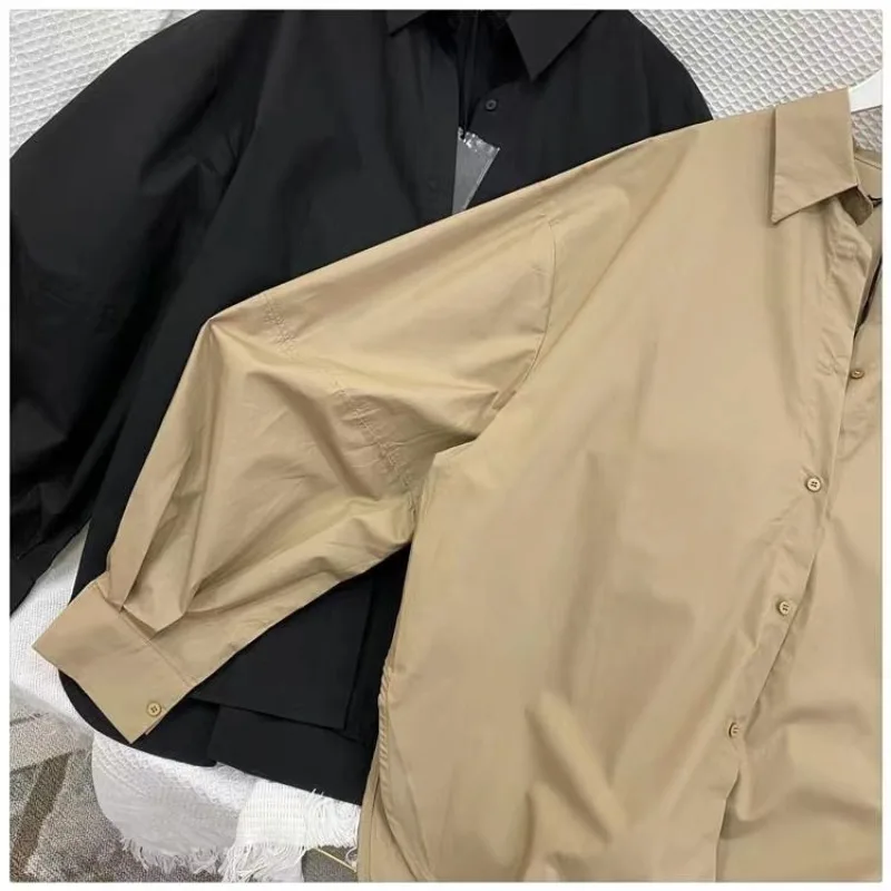 Printemps automne grande taille femmes irt décontracté longue Sve Faion Design vêtements d'extérieur décontractés couleur Pure trajet Sle coupe régulière