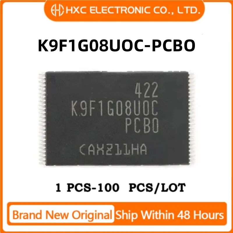 

Free Shipping 1PCS/10PCS/50PCS/100PCS K9F1G08UOC K9F1G08UOC-PCBO TSSOP48 Brand New Original IC CHIP