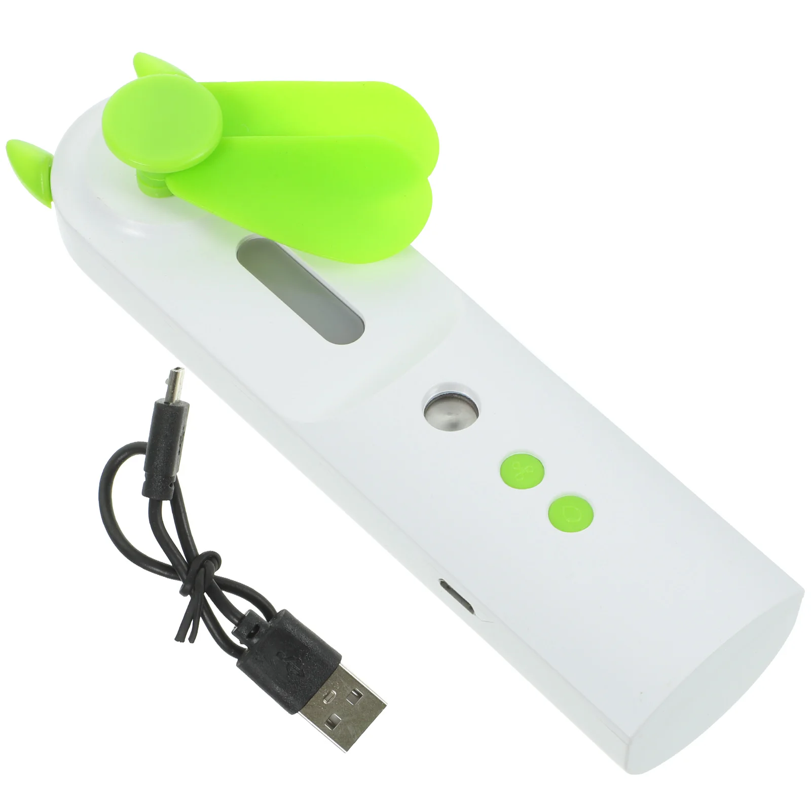 

Multifunctional Humidifying Mini Rechargeable Usb Cooling Portable Mist Spray Fan For Outdoor Travel Lightweight Compact Chic