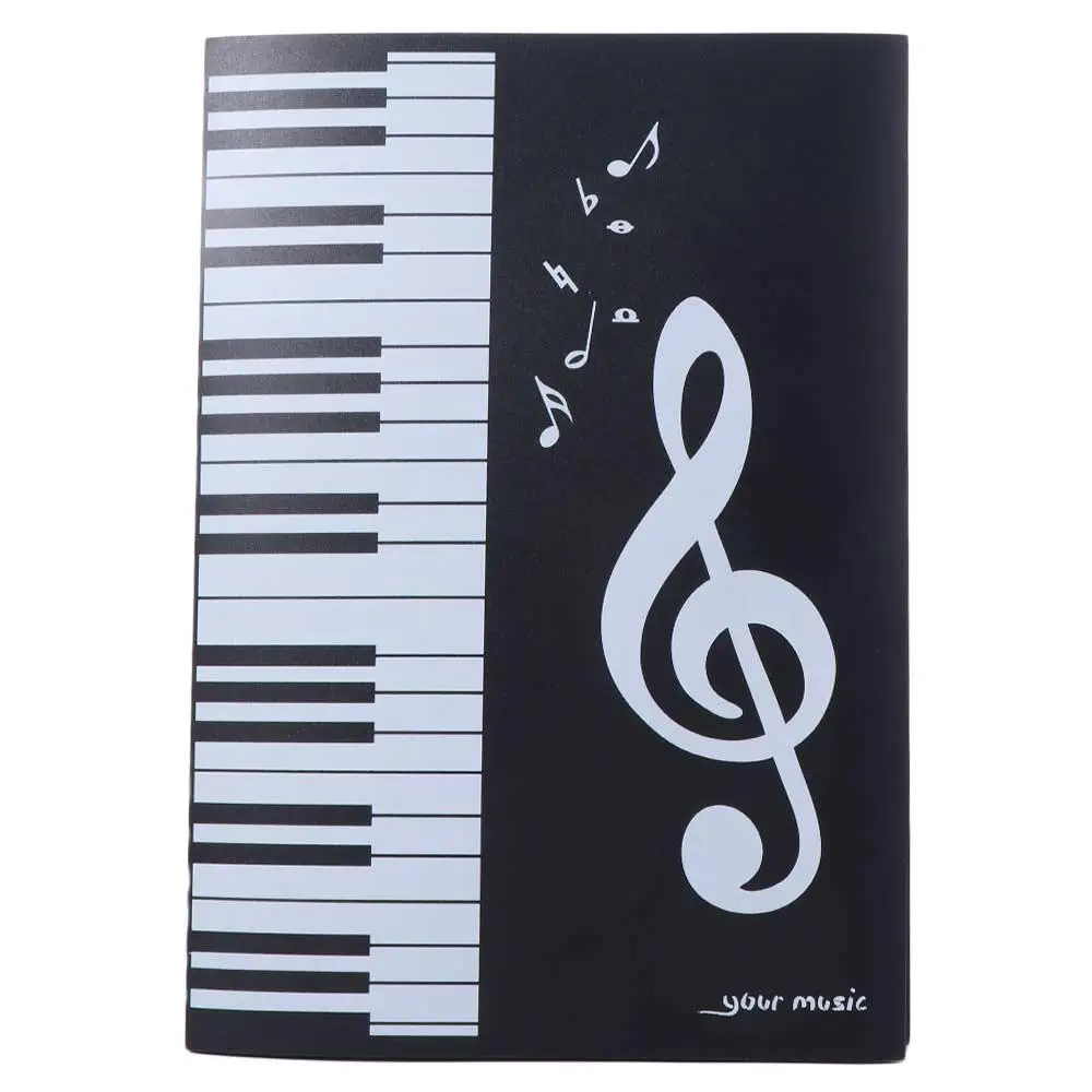 4 Pages Music Score Holder Directly Editable Writing Modification Expand Music Folder Storage Sheet Convenience