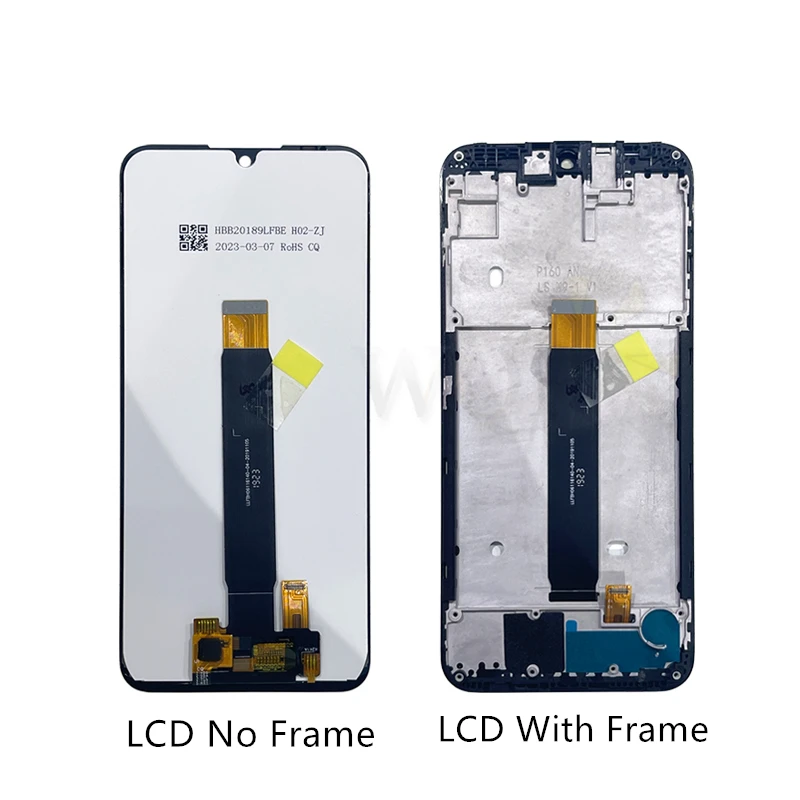 For Motorola Moto E6 Plus LCD Display Touch Screen Digitizer Assembly With Frame PAGA0004 PAGA0033 Screen Replacement Parts