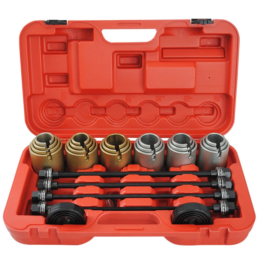 

26Pcs Car Disassembly Tool Car Universal Bush Bearing Removal Insertion Tools Set Press Pull Sleeve Kit Hand-held Removal Tool