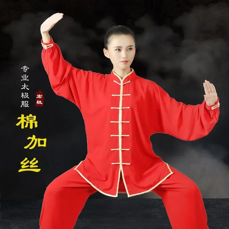 

Uniforme tradicional chino de manga larga para hombre, traje de KungFu, Tai Chi, Wushu, 17 colores