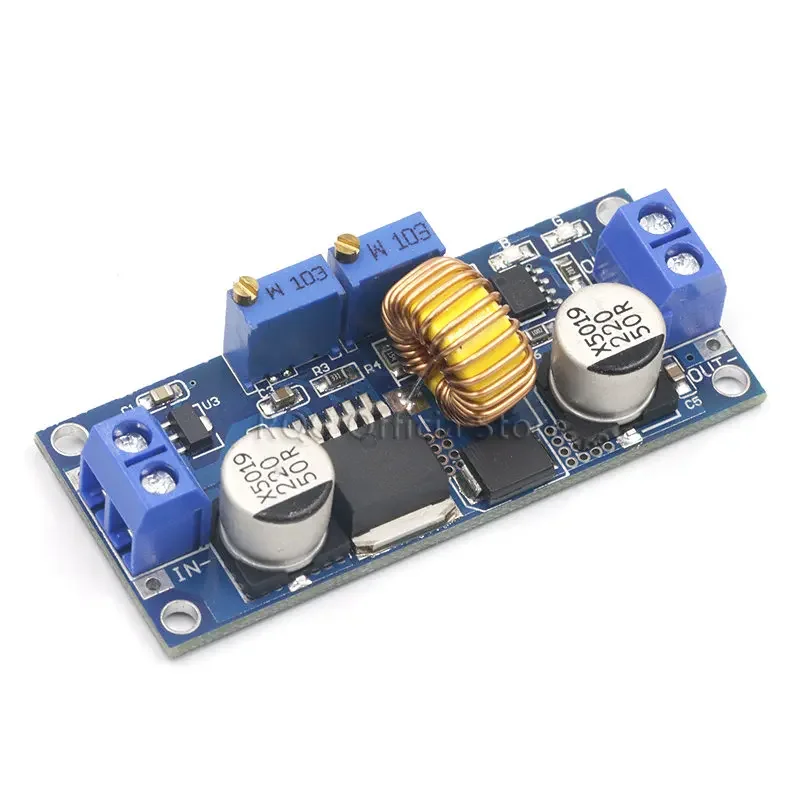 CC/CV 5A Lithium Charger Board XL4015 Adjustable 6-38V To 1.25-36V DC Step Down Power Supply Buck Module