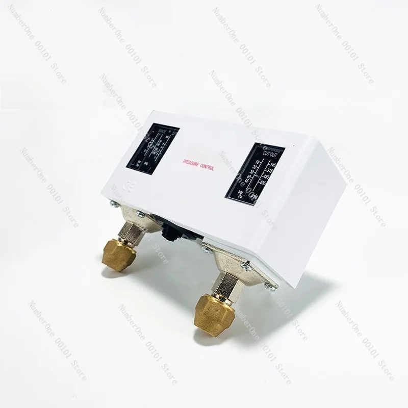 Refrigeration system pressure switch - high/low pressure controller with adjustable differential pressure