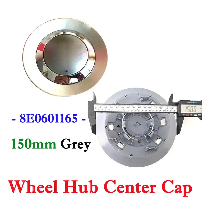 8E0601165 150mm Gri 3D Araba Tekerlek Merkez Kapakları: Gerçek Kullanıcı Deneyimi ve Detaylı Değerlendirme