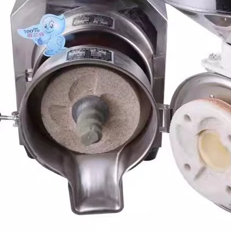Машина для производства арахисовой кунжутной пасты, электрическая мясорубка из нержавеющей стали, машина для соевого молока, коммерческая мясорубка для горячего горшка, венчик