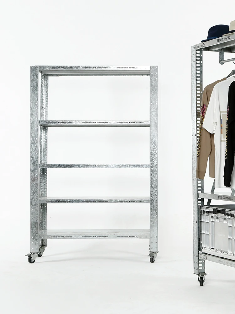 

Industrial Sle Multi-layer Storage Ra Display elf Non-NIGO Studio Casa BRUTUS Magazine Clothes oe Organizer elf
