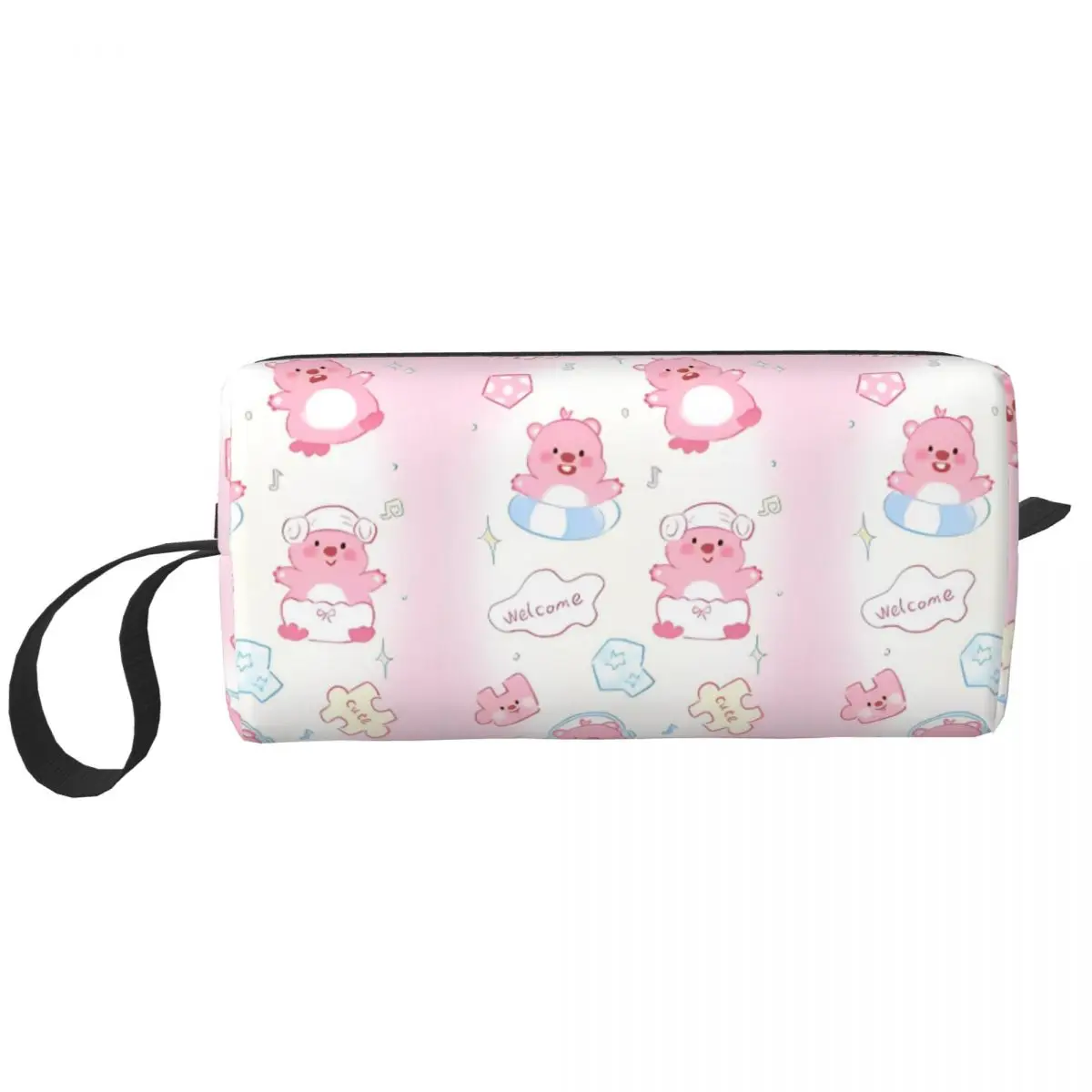 Zanmang Loopy Bath Makeup Bags Cute Men Cosmetic Bag Stylish Outdoor Pouch for Purse Storage