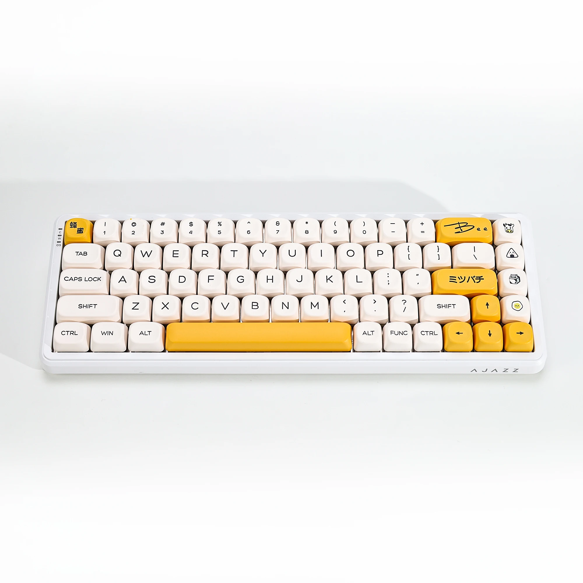 KBDiy 138 Keys Honey Milk Keycaps KOA Profile PBT ISO Cute Russian Korean Keycaps 60% Mechanical Keyboard Key Cap For MX Switch - view 6