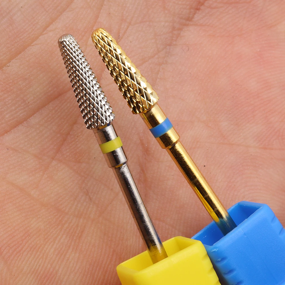 لقم مثقاب الأظافر 3/32 بوصة - لقم تايفون، ثنائية الاتجاه، لقمة كربيد (ناعمة)، إزالة سريعة، شكل وأظافر أكريليك ناعمة أو جل، تابع دقيق