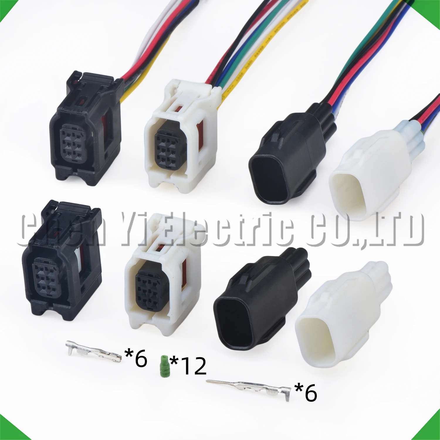 6 Pin Auto Connector Reversing Radar Probe Wire harness Plug 6189-1142 6188-0706 89341-02040 90980-12382 For Toyota RAV4 Corolla