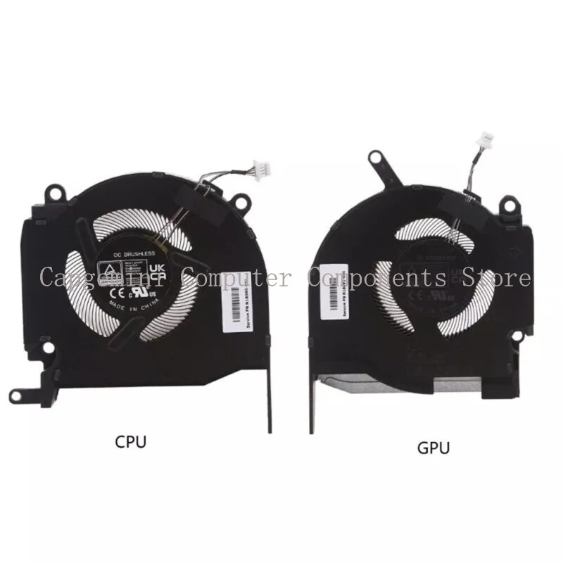 New For HP Omen 16-K 16-N 16-K0013DX 16-K0023DX 16-N0023DX CPU GPU Fan DC5V