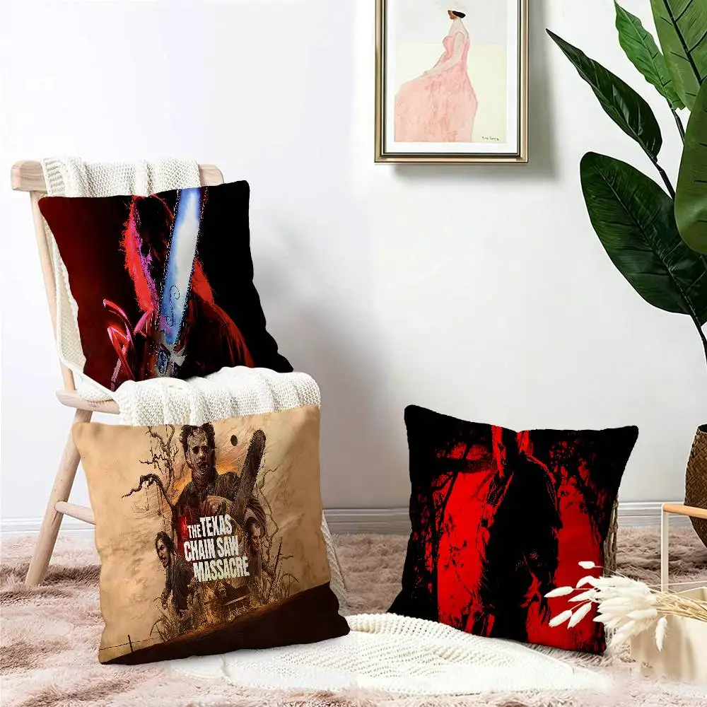 Game The Texas C-Chain Saw M-Massacre Personalized picture text home decorative pillows Household Gifts 45x45cm