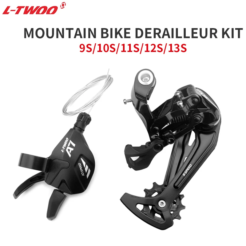 Ltwoo-Kit de bicicleta de montanha para interruptores Shimano, 9S, 10S, 11S, 12 velocidades desviador Shifter, MTB Groupset, AX, A7, A5, gatilho, 10V, 12V