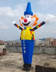 Clown Air Dancer Sky Dancer Inflatable Tube Clown Dance Puppet for Advertising