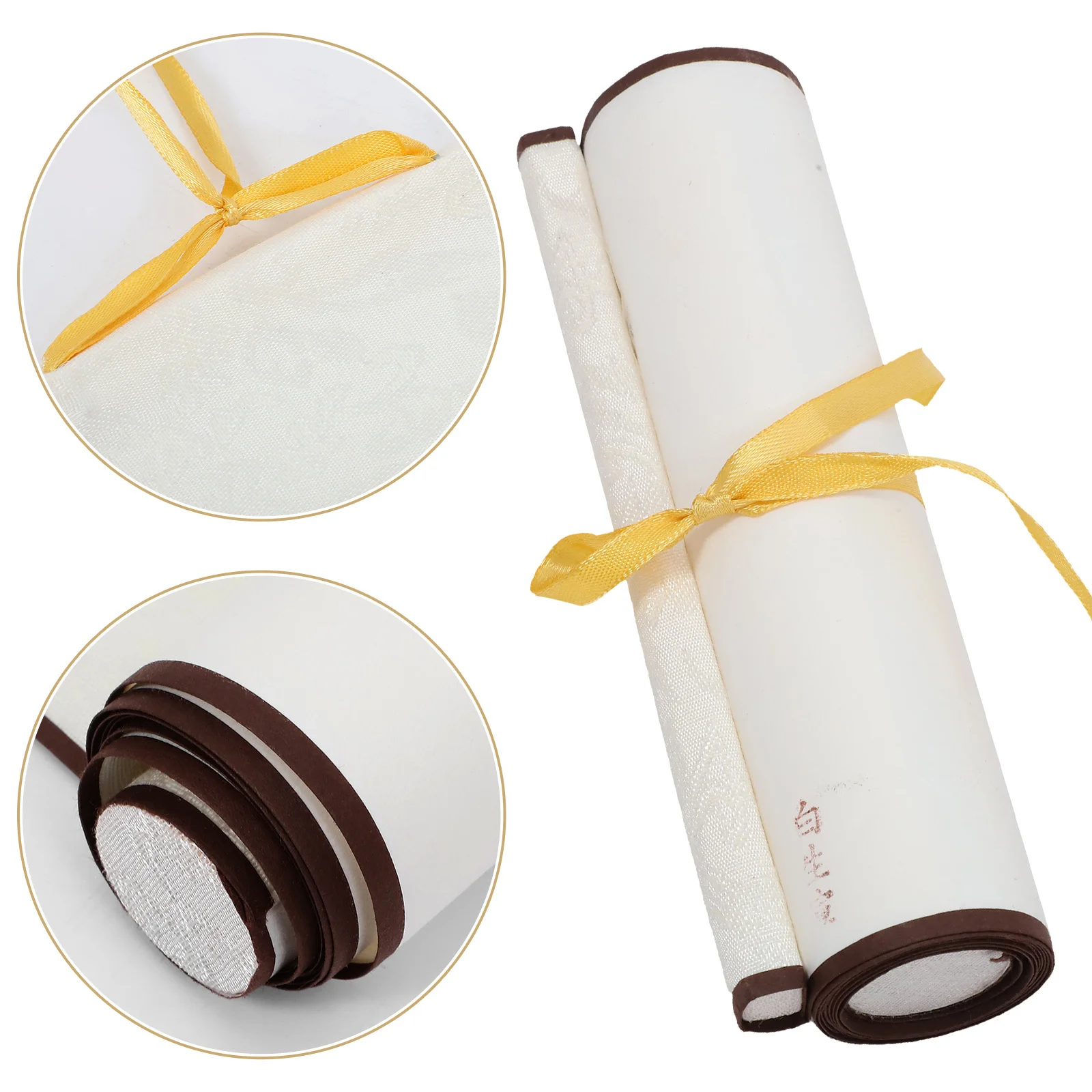 Chinese Calligraphy Blank Scroll Rice Paper Long Lasting Painting Paper for Calligraphy Practice Blank Hanging Scroll