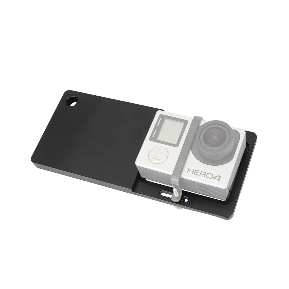KIMRIG Action Camera Switch Handheld Gimbal Adapter Mount Plate Clip For Gopro Hero 6 5 4 3 DJI / Zhiyun / Feiyu Phone Gimbal