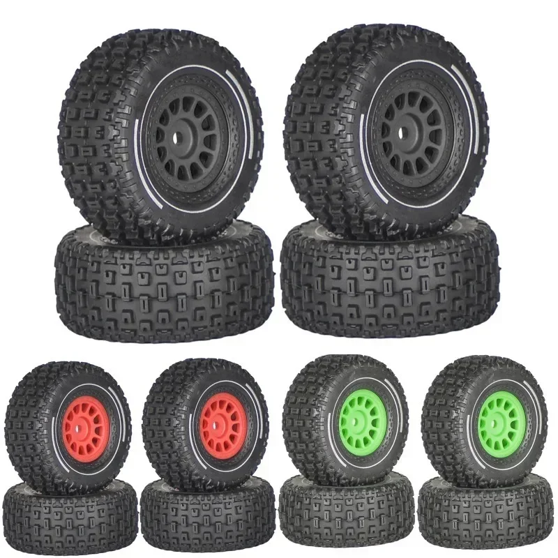 

4pcs 65mm Rubber Tire Tyre 12mm Hex for Arrma 1/14 Mini MOJAVE GROM RC Car Upgrade Parts Accessories