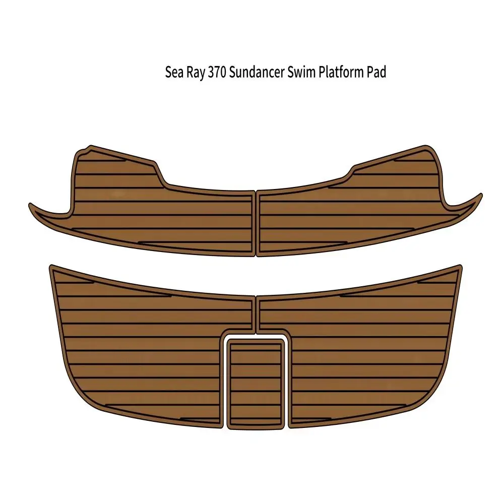 

Sea Ray 370 Sundancer Swim Platform Pad Boat EVA Foam Faux Teak Deck Floor Mat SeaDek MarineMat Style Самоклеящийся ftew5e