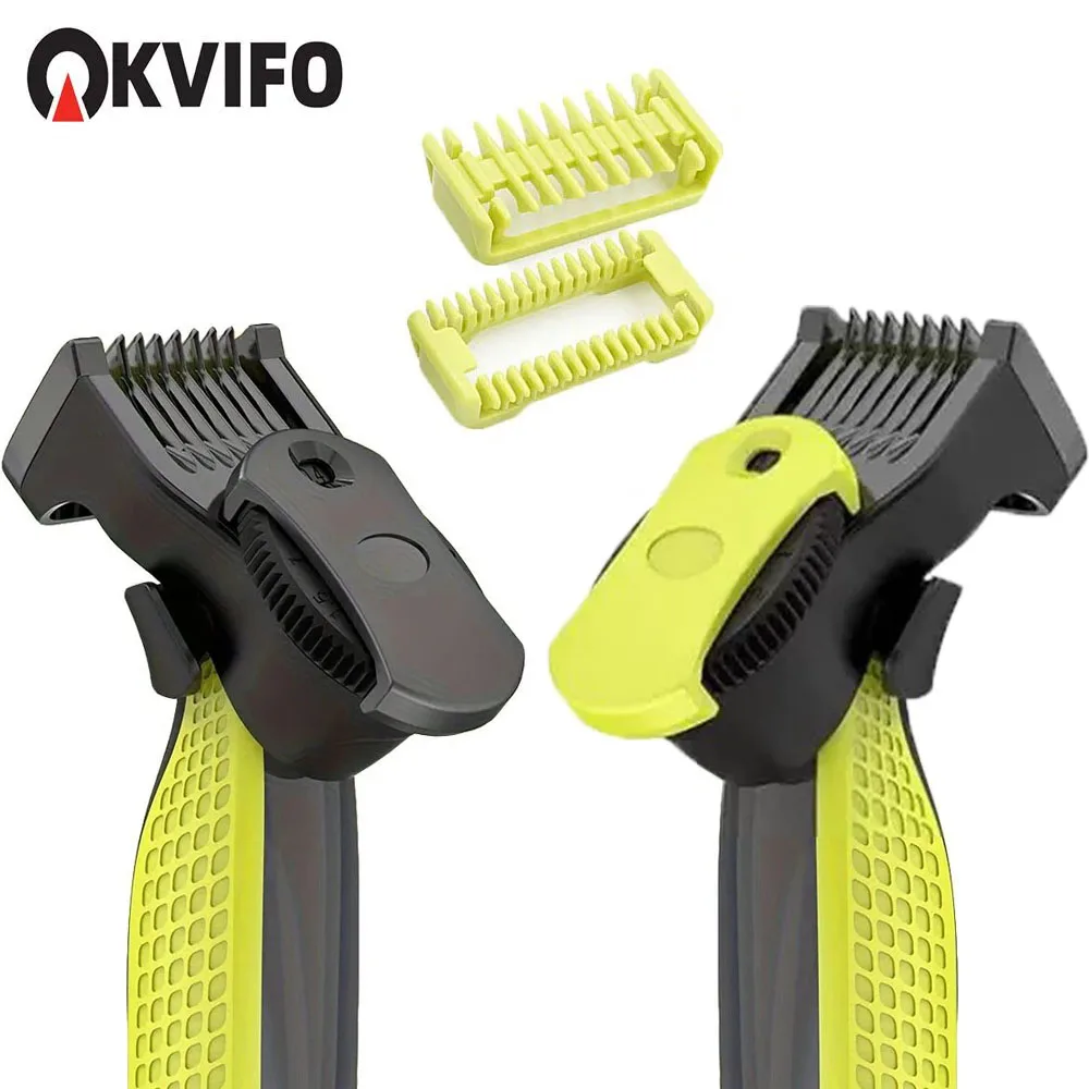 KVIFO 14-in-1 verstellbare Schutzkämme für Philips One Blade QP2520 QP2630 QP2724 QP2834 Elektrorasierer-Ersatzset