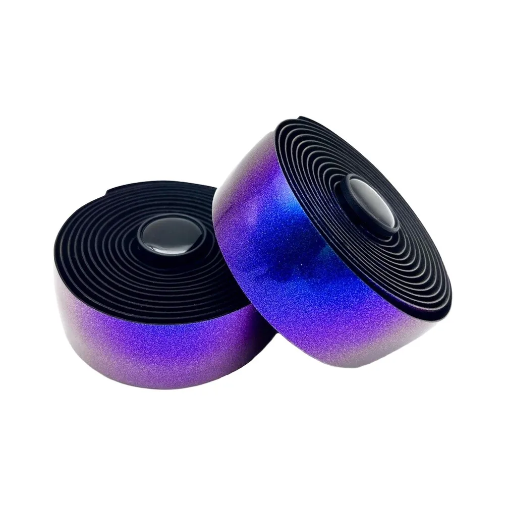 For /Aurora /Color Changing Bike Handlebar Tape 30mm Wide Shock Absorbing Non Slip Breathable EVA For TPU Material For Road Cycl
